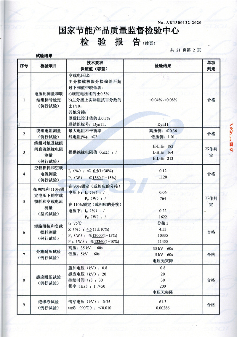 高低压试验报告-S11-1250黑山黑山黑山油浸式变压器-2.jpg